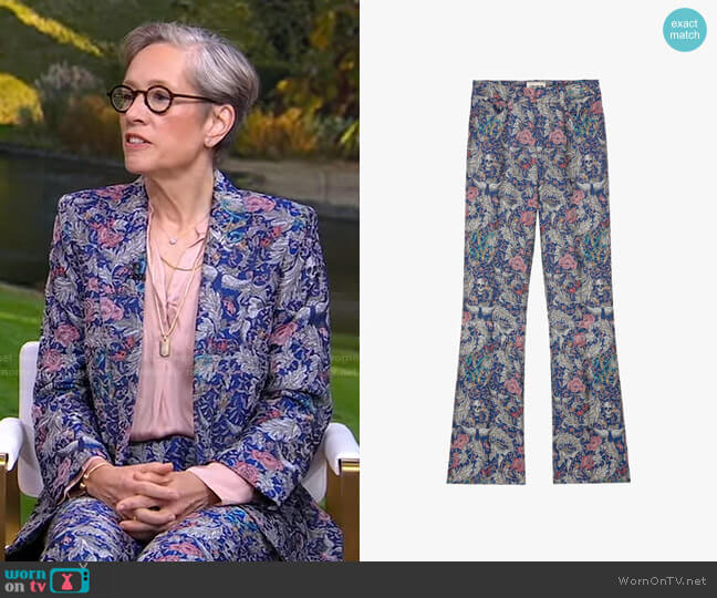 Zadig & Voltaire Pistol Jac Pants worn by Betsy Beers on Good Morning America