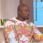 Akbar’s map print sweatshirt on The Talk
