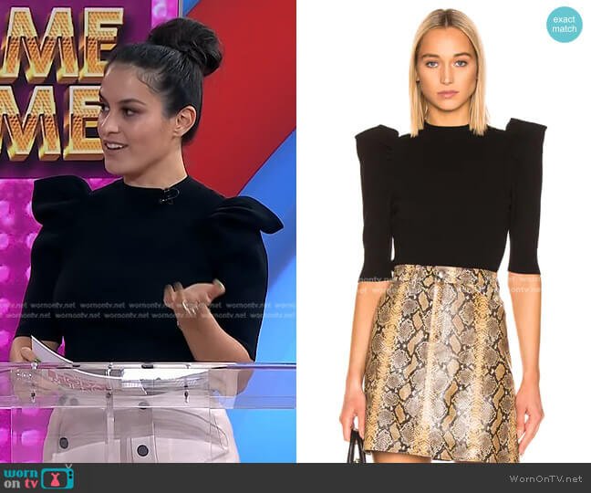A.L.C. Astor Top worn by Donna Farizan on Today
