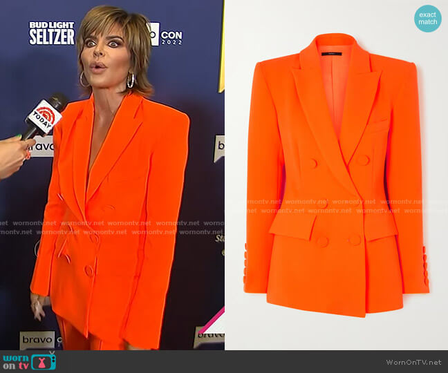 Alex Perry Landon Blazer worn by Lisa Rinna on Today