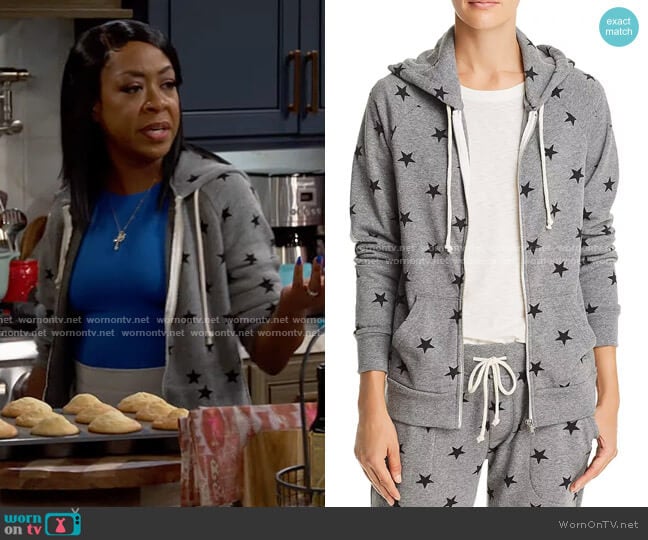 Alternative Adrian Printed Hoodie worn by Tina Butler (Tichina Arnold) on The Neighborhood