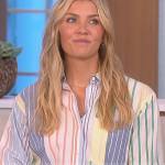 Amanda’s rainbow stripe shirt on The Talk