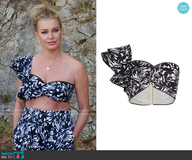 Amur Zeha Top worn by Rebecca Romijn on The Real Love Boat