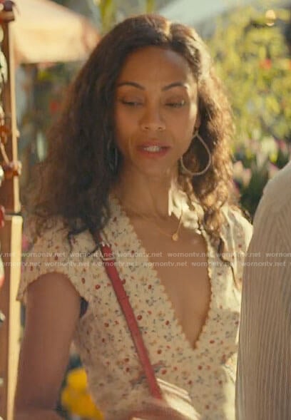 Amy’s floral scalloped trim dress on From Scratch