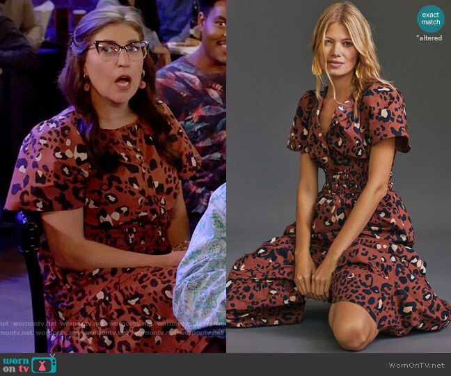 Anthropologie Somerset Maxi Dress worn by Kat Silver (Mayim Bialik) on Call Me Kat