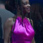 April’s pink halter top on Chicago Med