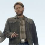Beau’s grey suede jacket on Big Sky