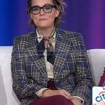 Brandi Carlile’s plaid blazer on Today