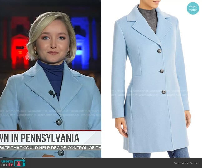 Calvin Klein Mid-Length Coat worn by Dasha Burns on Today