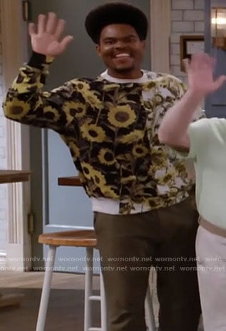 Carter’s sunflower sweater on Call Me Kat