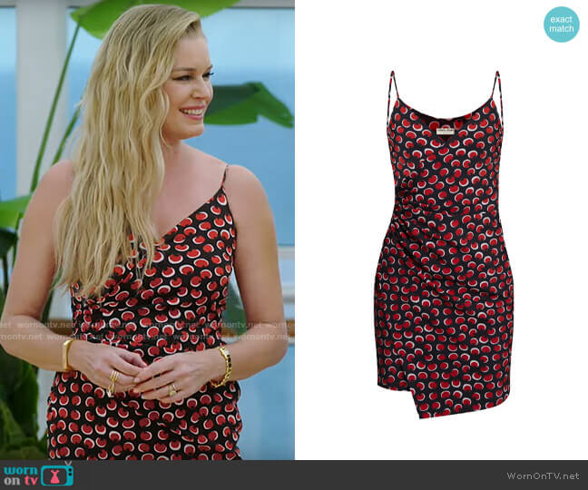 Chiara Boni La Petite Robe Yoon Dress worn by Rebecca Romijn on The Real Love Boat