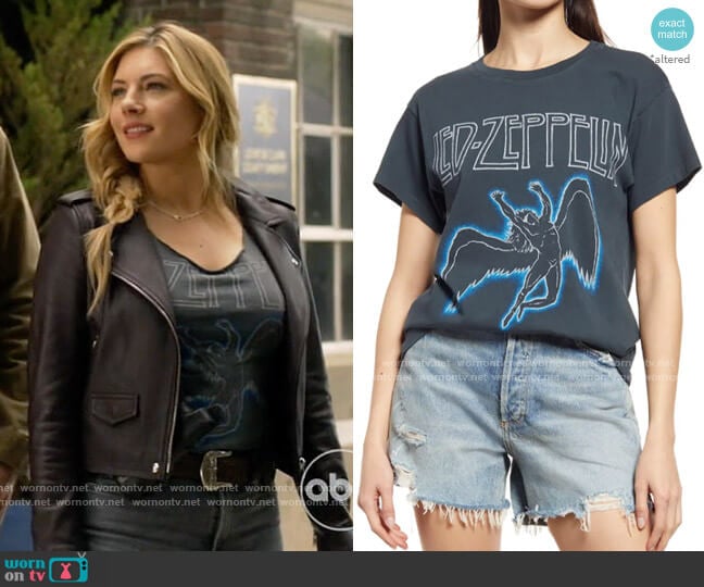 Daydreamer Led Zeppelin Icarus Graphic Tee worn by Jenny Hoyt (Katheryn Winnick) on Big Sky