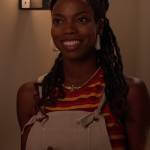 Denise’s red stripe tank on Home Economics