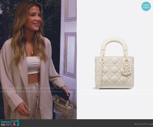 Dior Mini Lady Bag worn by Naomie Olindo on Southern Charm