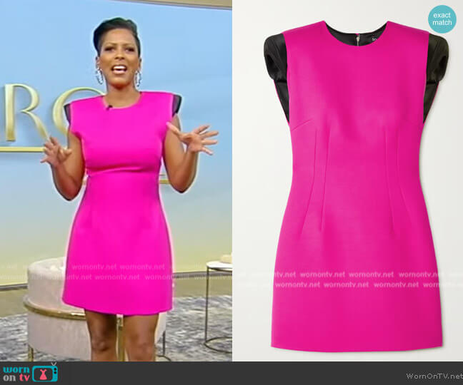Dolce & Gabbana Wool-ponte mini dress worn by Tamron Hall on Tamron Hall Show