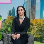 Donna’s black peplum blazer on Today