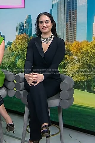Donna’s black peplum blazer on Today