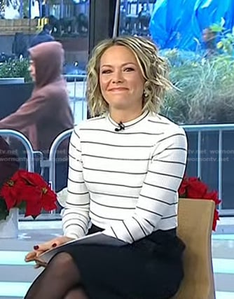 Dylan’s white striped top on Today