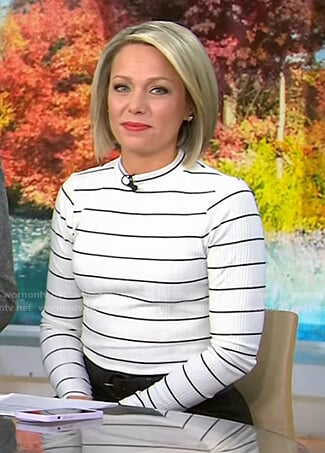 Dylan’s white striped top on Today