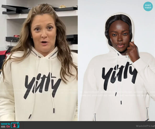 Fabletics Major Label EP Hoodie worn by Drew Barrymore on The Drew Barrymore Show