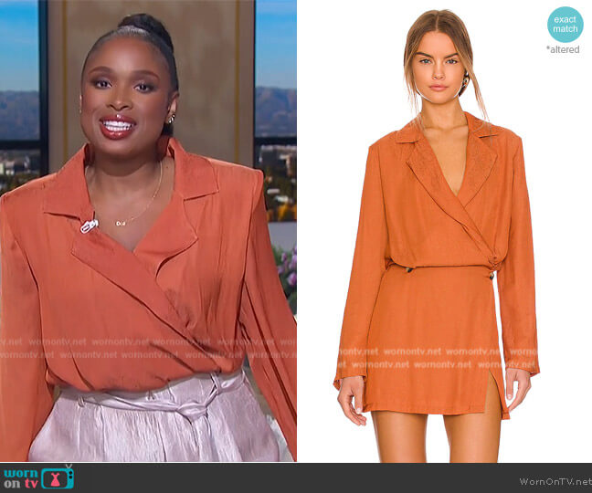 Free People Simone Dress worn by Jennifer Hudson on The Jennifer Hudson Show