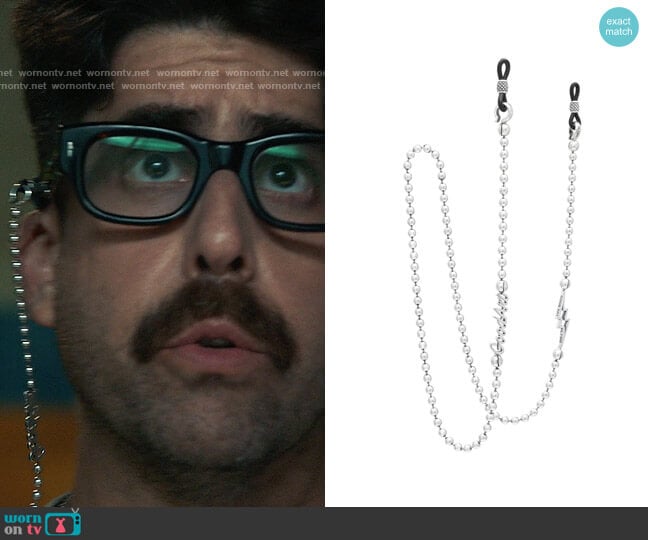 Good Art Hlywd The Librarian Eye Glasses Chain worn by Harry Keshegian (Adam Goldberg) on The Equalizer
