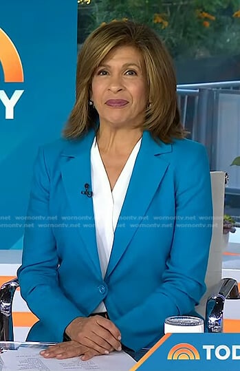 Hoda’s blue blazer on Today