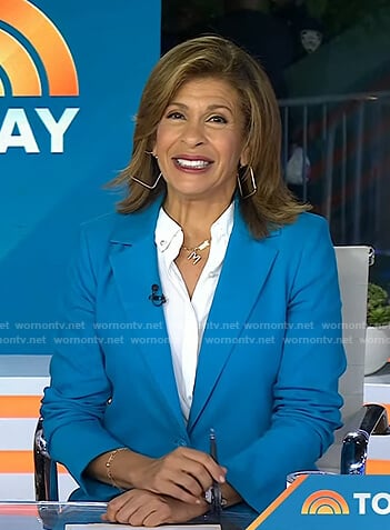 Hoda’s blue blazer on Today