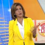 Hoda’s yellow blazer on Today