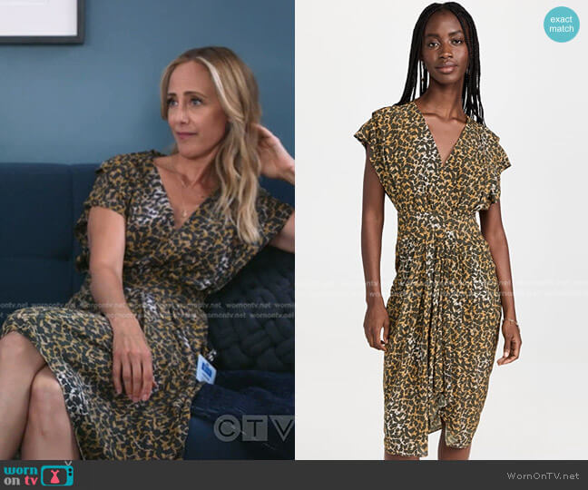 Isabel Marant Étoile Almeya Dress worn by Teddy Altman (Kim Raver) on Greys Anatomy