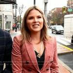 Jenna’s pink corduroy blazer on Today