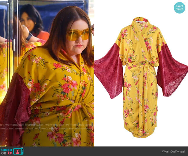 Jennafer Grace Tara Flora Canary Kimono worn by Gigi Taylor-Roman (Beth Ditto) on Monarch