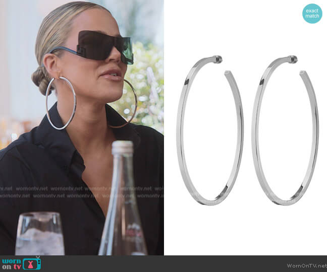 Jennifer Fisher Shane Hoops worn by Khloe Kardashian (Khloe Kardashian) on The Kardashians