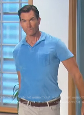 Jerry’s blue teddy shirt on The Talk