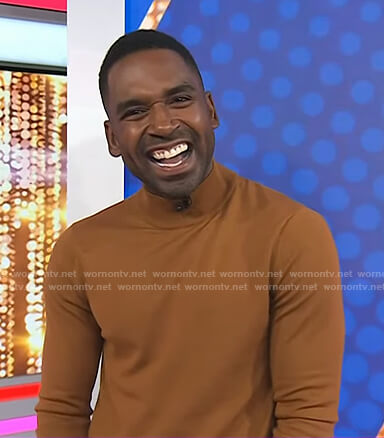 Justin’s camel turtleneck sweater on Today