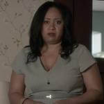 Karen’s grey belted dress on 9-1-1