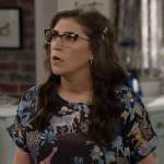 Kat’s jungle print top on Call Me Kat
