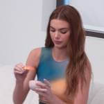 Kendal’s sleeveless tie dye dress on The Kardashians