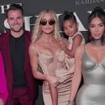 Khloe’s satin corset dress on The Kardashians