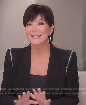Kris’s confessional blazer on The Kardashians