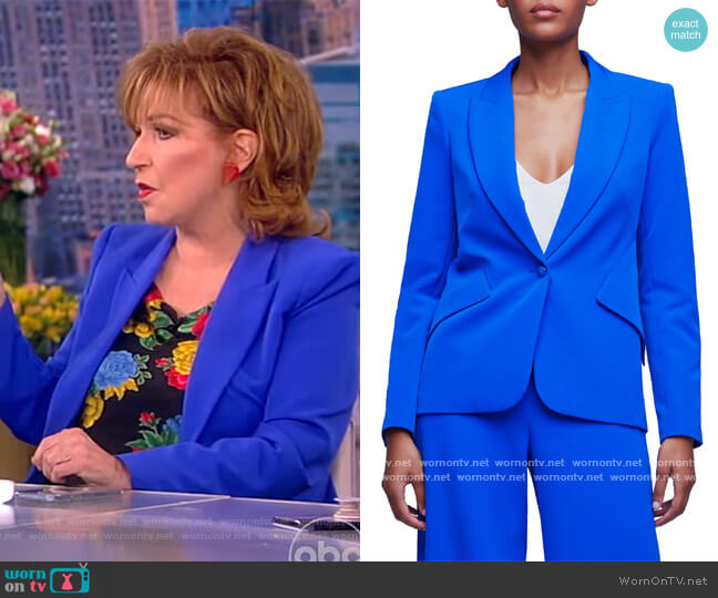 L'Agence Chamberlain Single-Breasted Blazer worn by Joy Behar on The View