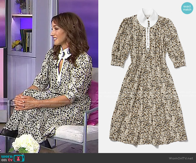 Maison Mayle Papisoleil Dress worn by Jennifer Beals on Today