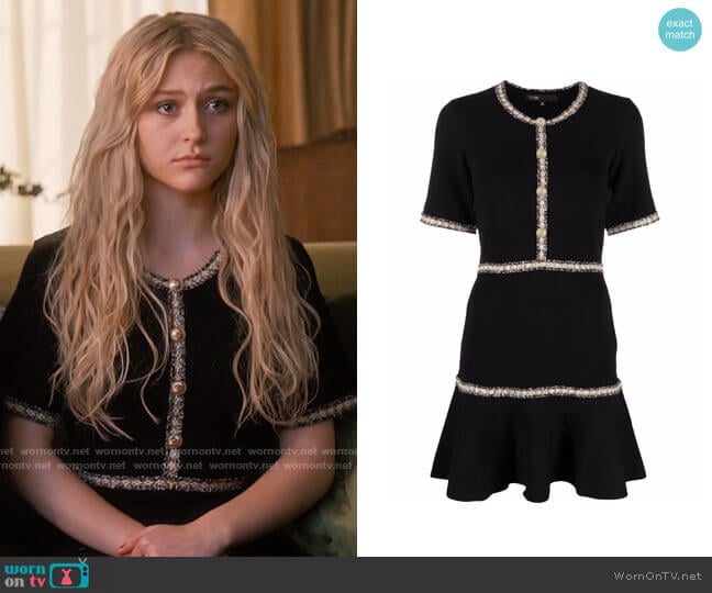 Maje Rongalon Dress worn by Lexy Cross (Alyvia Alyn  Lind) on Chucky