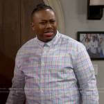 Marty’s plaid shirt on The Neighborhood