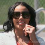 Mia’s square sunglasses on The Real Housewives of Potomac
