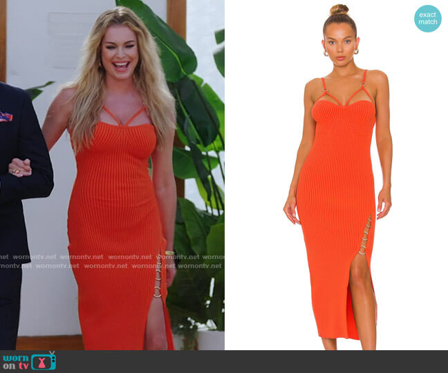 Nicholas Jules Dress in Wildflower worn by Rebecca Romijn on The Real Love Boat