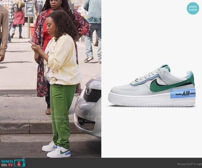 Nike Air Force 1 Shadow worn by Janine Teagues (Quinta Brunson) on Abbott Elementary