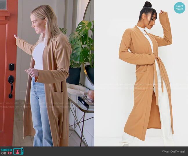Pretty Little Thing Belted Pocket Front Kimono worn by Whitney Rose on The Real Housewives of Salt Lake City