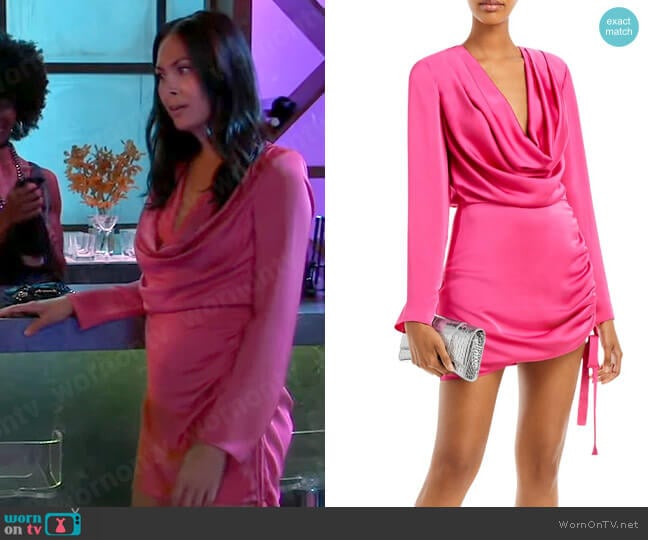 Ramy Brook Reeta Dress worn by Terry Randolph (Cassandra James) on General Hospital