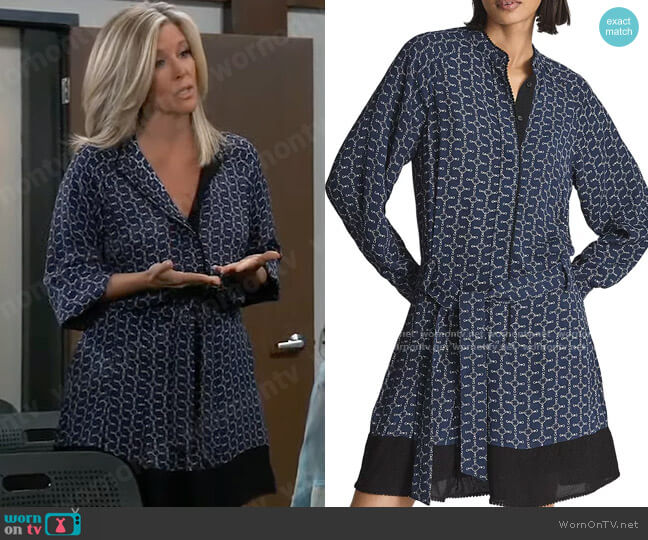 Reiss Viviyan Dress worn by Carly Spencer (Laura Wright) on General Hospital